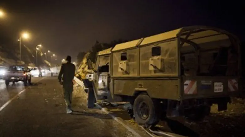 The scene of the accident.