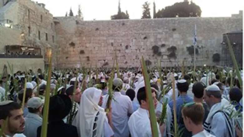 הושענה רבה בכותל המערבי