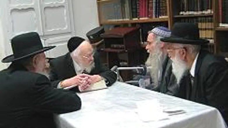 הפגישה בבית הרב