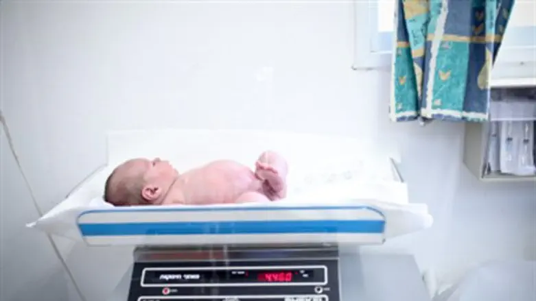 Newborn baby (illustration)