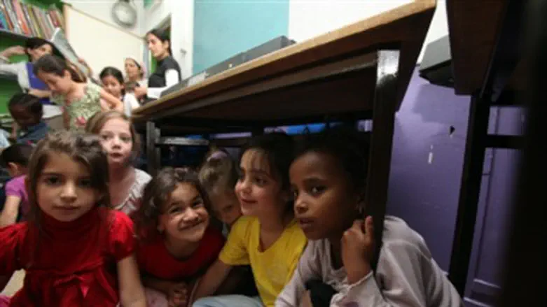 Rocket preparedness drill (file)