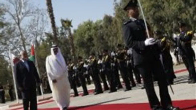 Qatari Emir Sheikh Hamad and Haniyeh