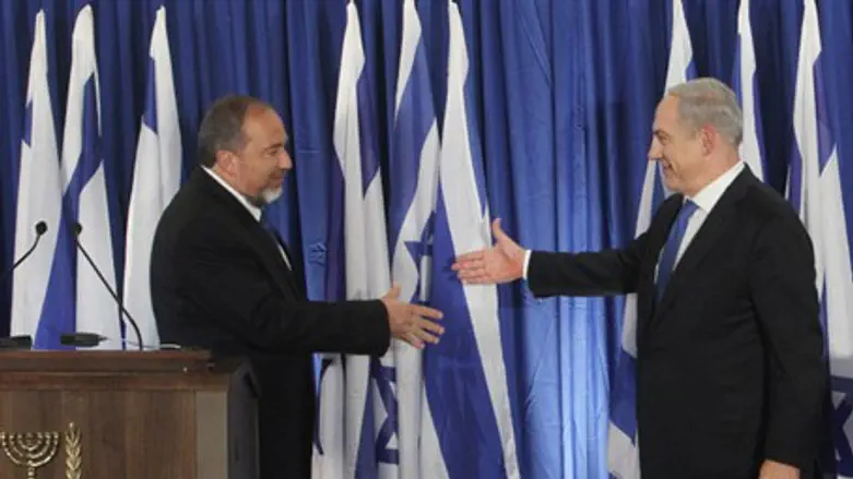 Liberman and Netanyahu announce alliance