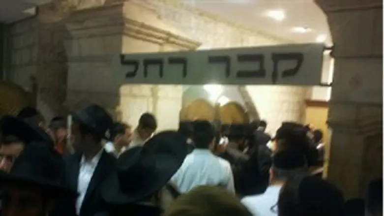 קבר רחל הערב.