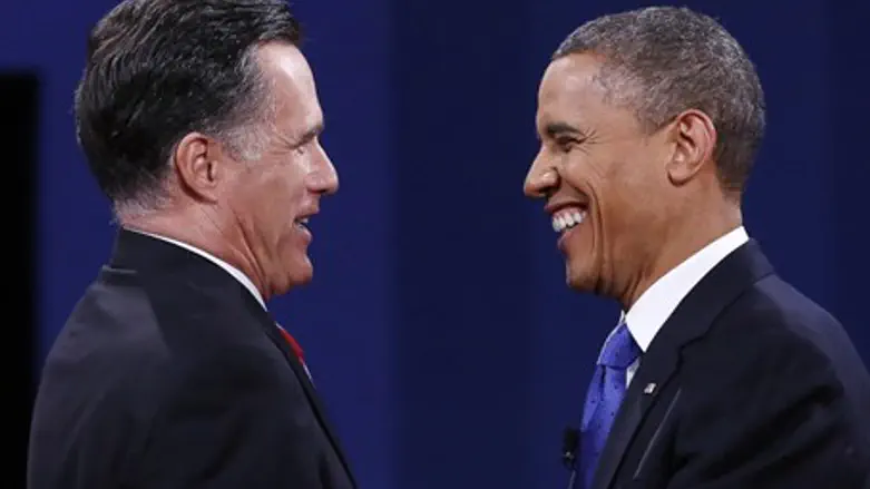 President Barack Obama and Mitt Romney