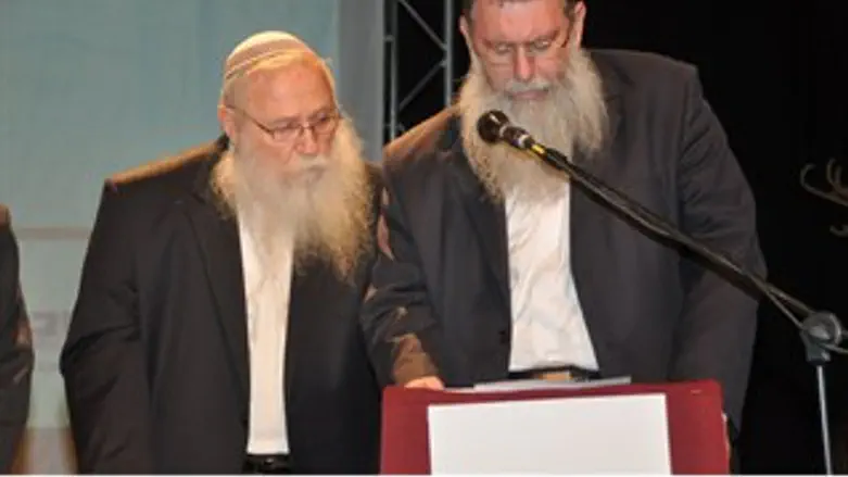 הרב דרוקמן והרב שמעון כהן בבאר שבע