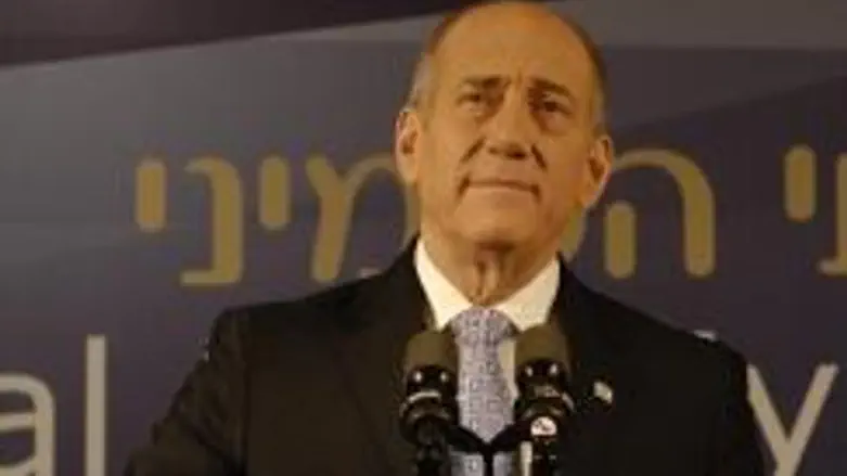 פשרה כואבת. אולמרט