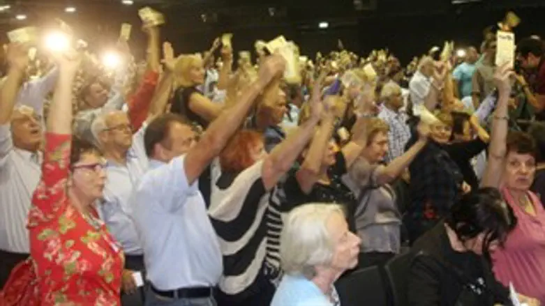 ועידת הליכוד מאשרת את האיחוד