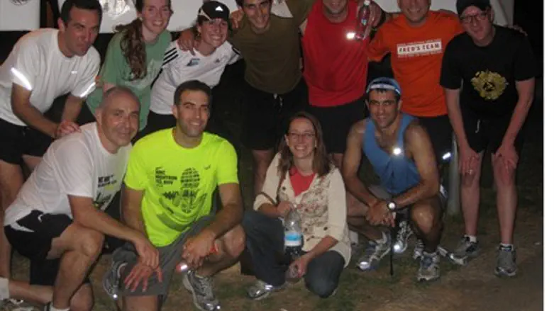 2012 'Mattathon' Runner Matt Krieger and frie