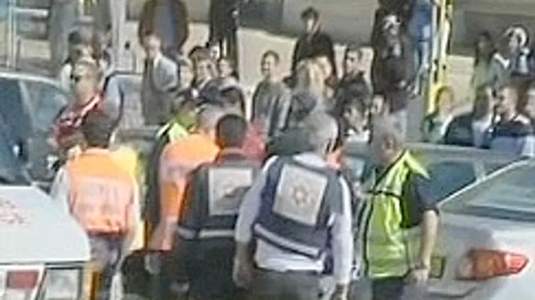 זירת הפיגוע היום בדימונה