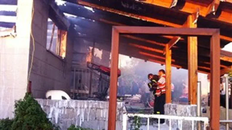 הדליקה בטבריה היום.