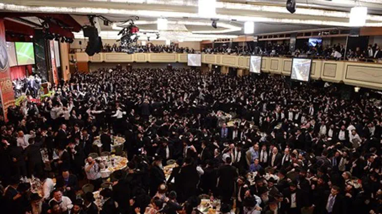 Dancing at Chabad 'Siyum'