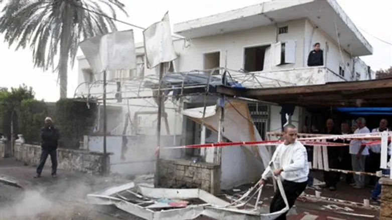 Damage from Monday's Netivot Attack
