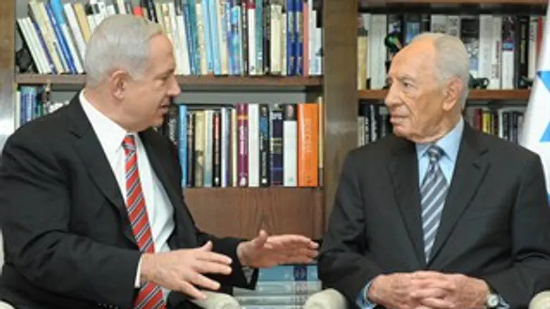 הפגישה היום, פרס ונתניהו