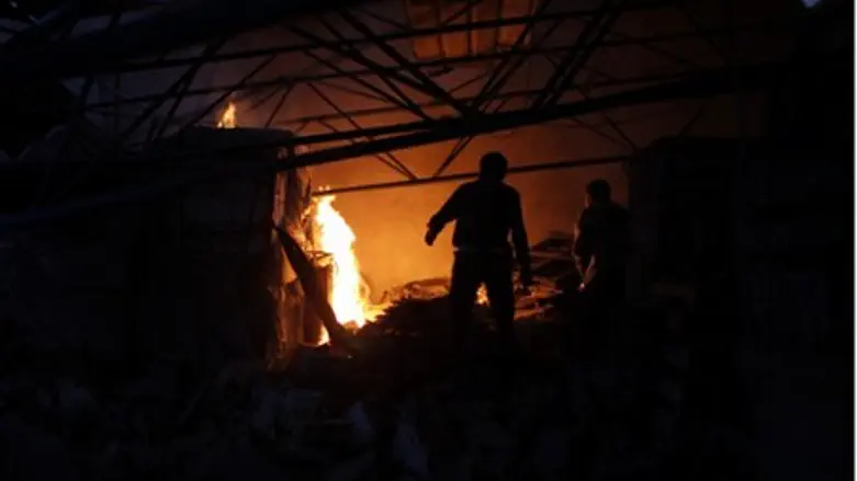Aftermath of IAF strike in Gaza