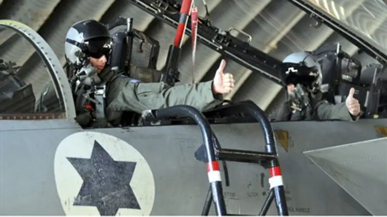 IAF pilot prepares for take off