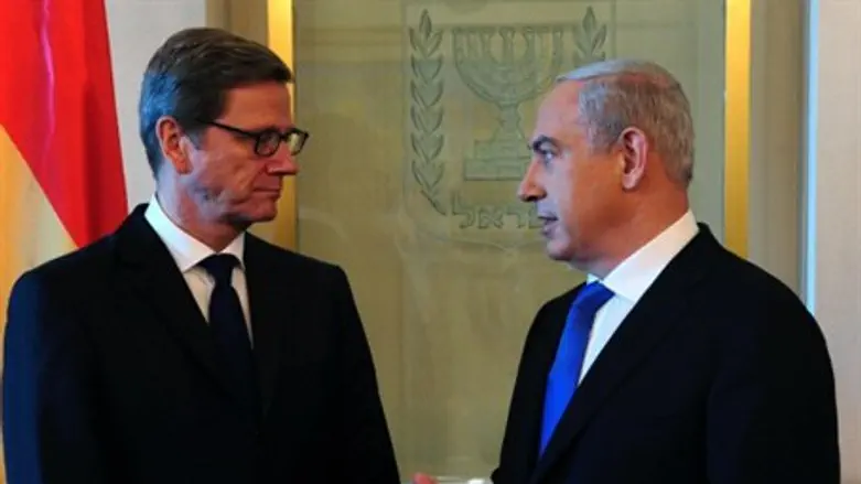 Netanyahu with Westerwelle