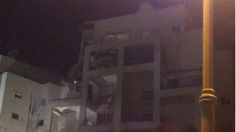 הפגיעה בבניין בראשון לציון