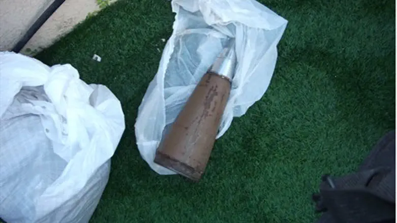 Боеголовка палестинской ракеты. Иллюстрация