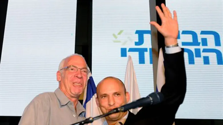 Uri Ariel and Naftali Bennett