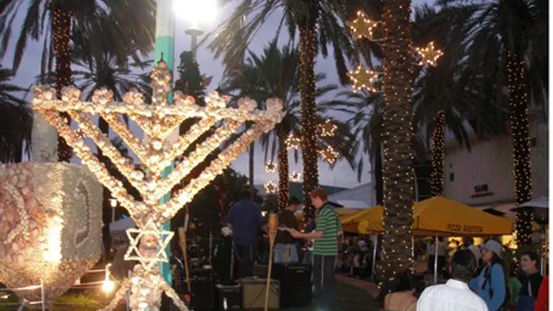 Menorah in Miami