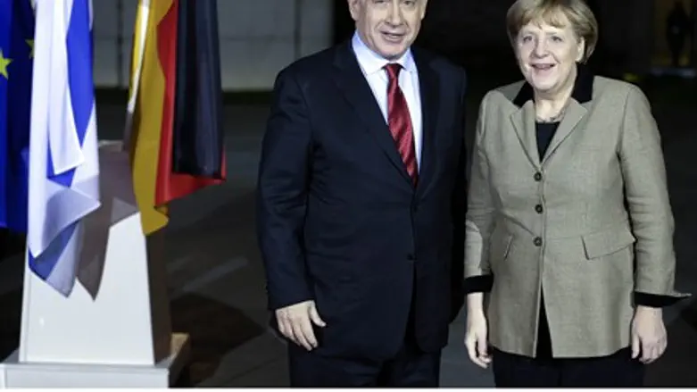 Netanyahu and Merkel