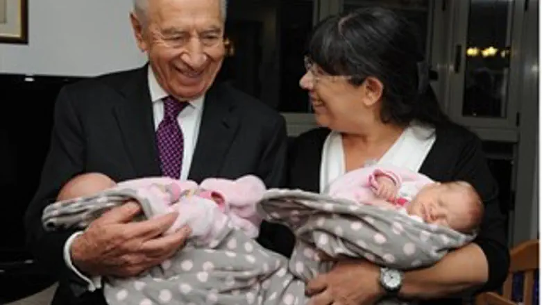 הנשיא אצל משפחת ריבן