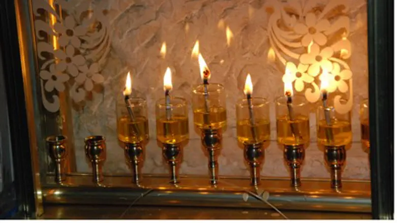 Hanukkah candles