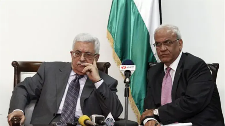 Махмуд Аббас и Саиб Арикат