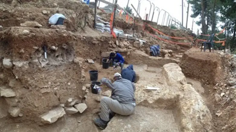 Археологические раскопки. Иллюстрация