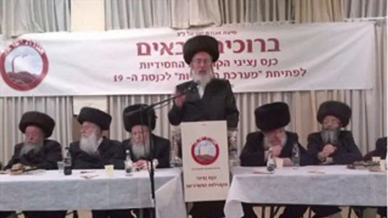 אייכלר בכנס פתיחת מערכת הבחירות