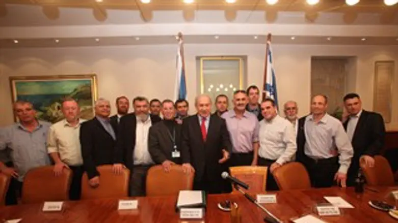 פגישת ראשי הרשויות ביו"ש עם ראש הממשלה בנימין