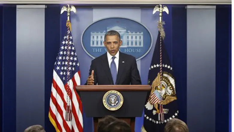 Obama delivers a speech on the economy