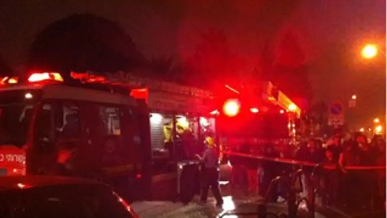 השריפה הערב