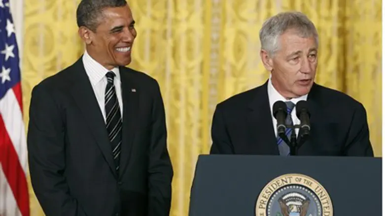 President Obama and Chuck Hagel
