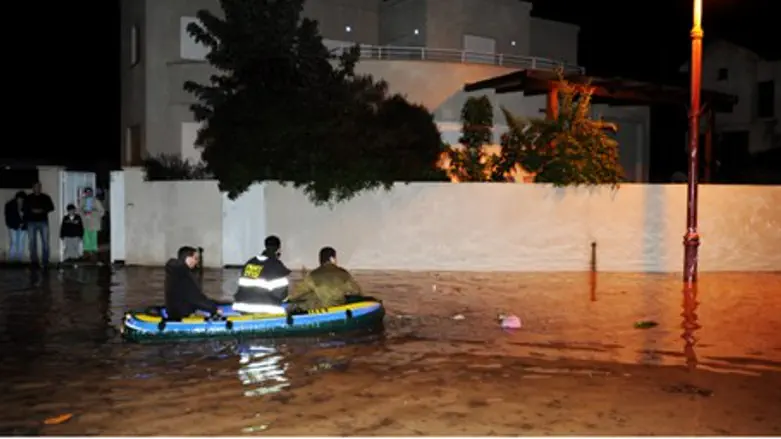 Rescue operation in Bat Hefer