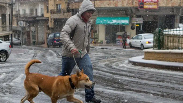 Snow in the Golan