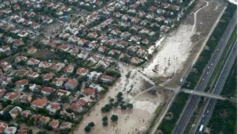 Flooding in Hadera