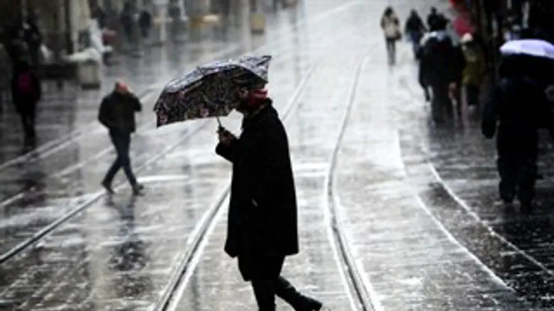 גשם בירושלים. ארכיון