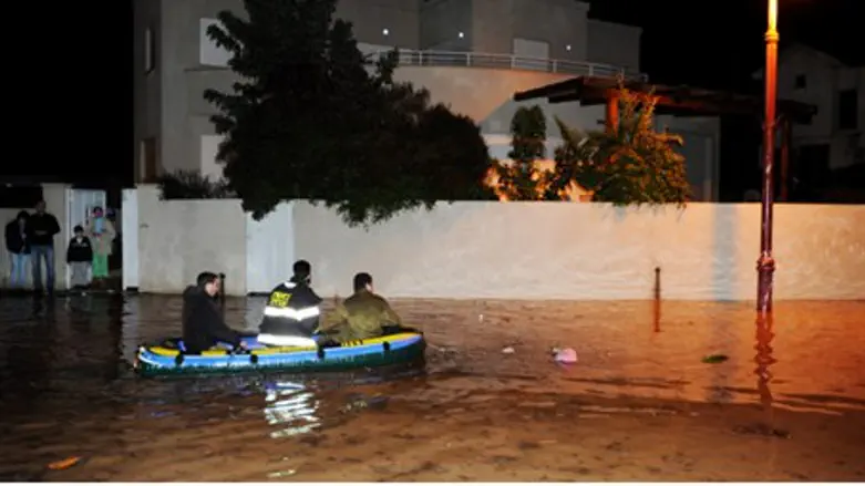 Flooding in Bat Hefer