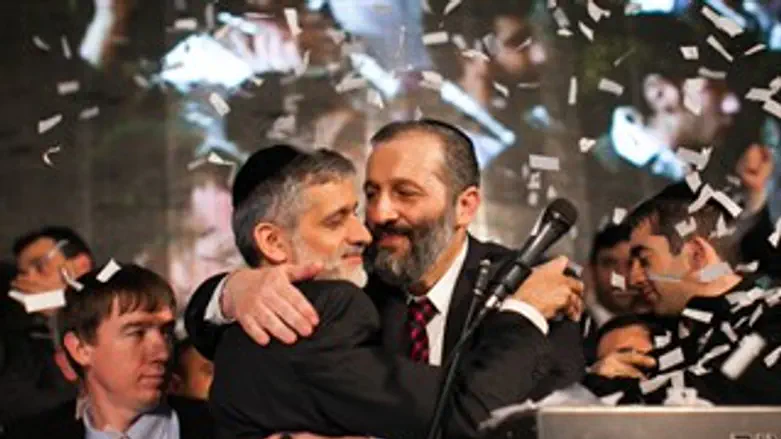 אריה דרעי ואלי ישי במטה ש"ס