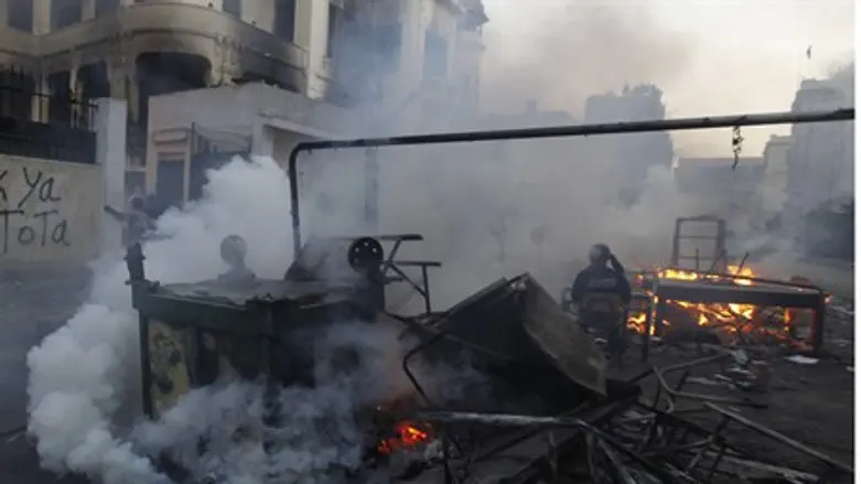 Cairo police fired tear gas at protesters