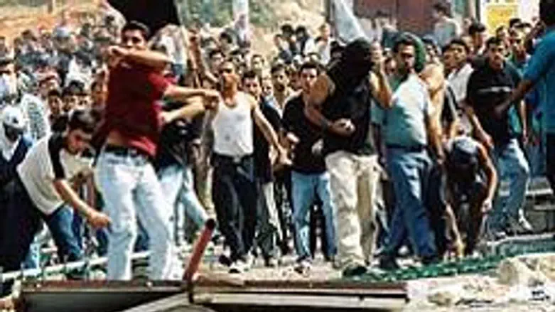 ערבים בהפגנה