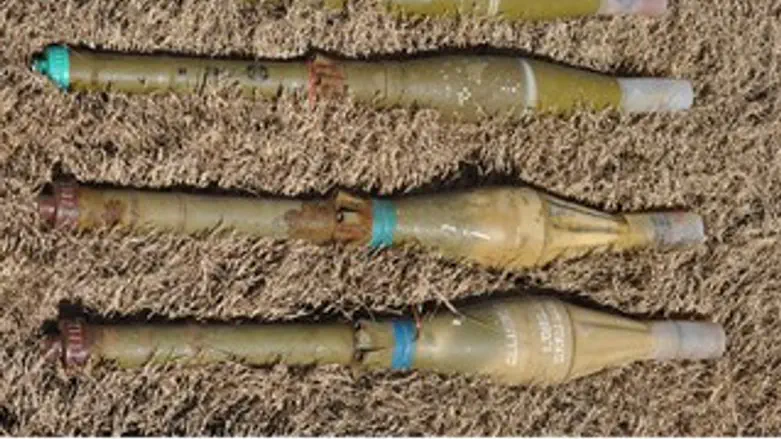 אמצעי הלחימה שנתפסו