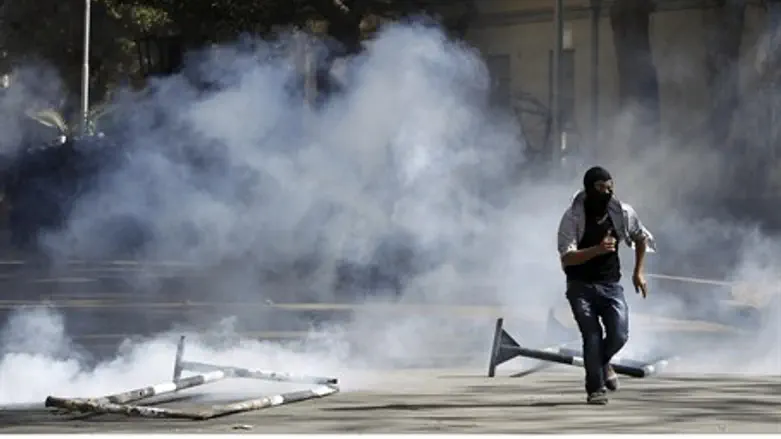 Egyptian protester