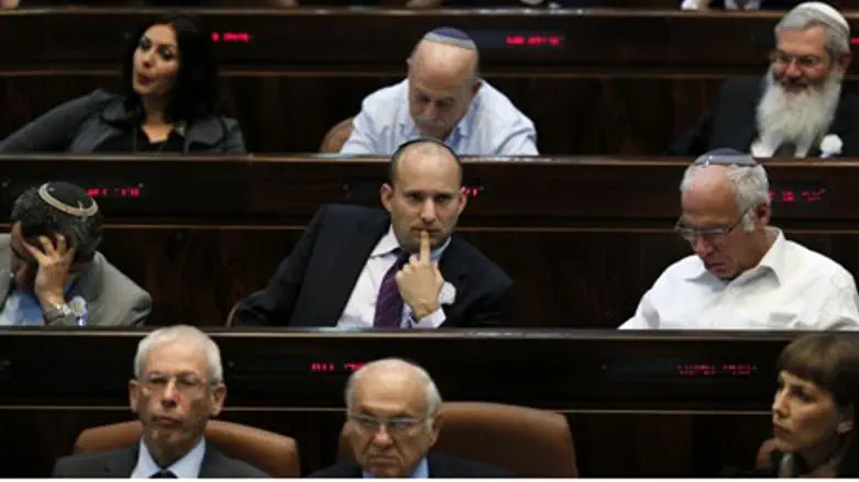 Rare agreement in Knesset (file)