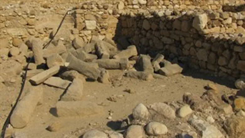 תערוכה במוזיאון, הרס בשטח. ארמונות הורדוס