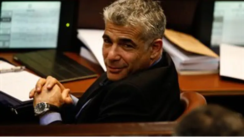 יאיר לפיד בכנסת, השבוע