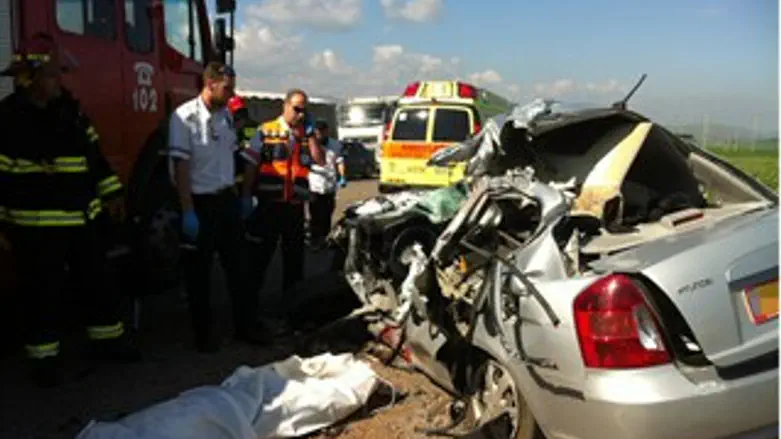 זירת התאונה