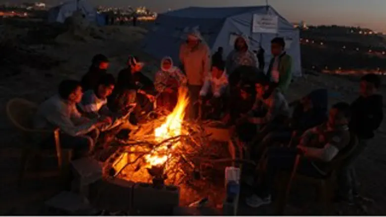 חופש התנועה הוגבל. מאחז פלסטיני